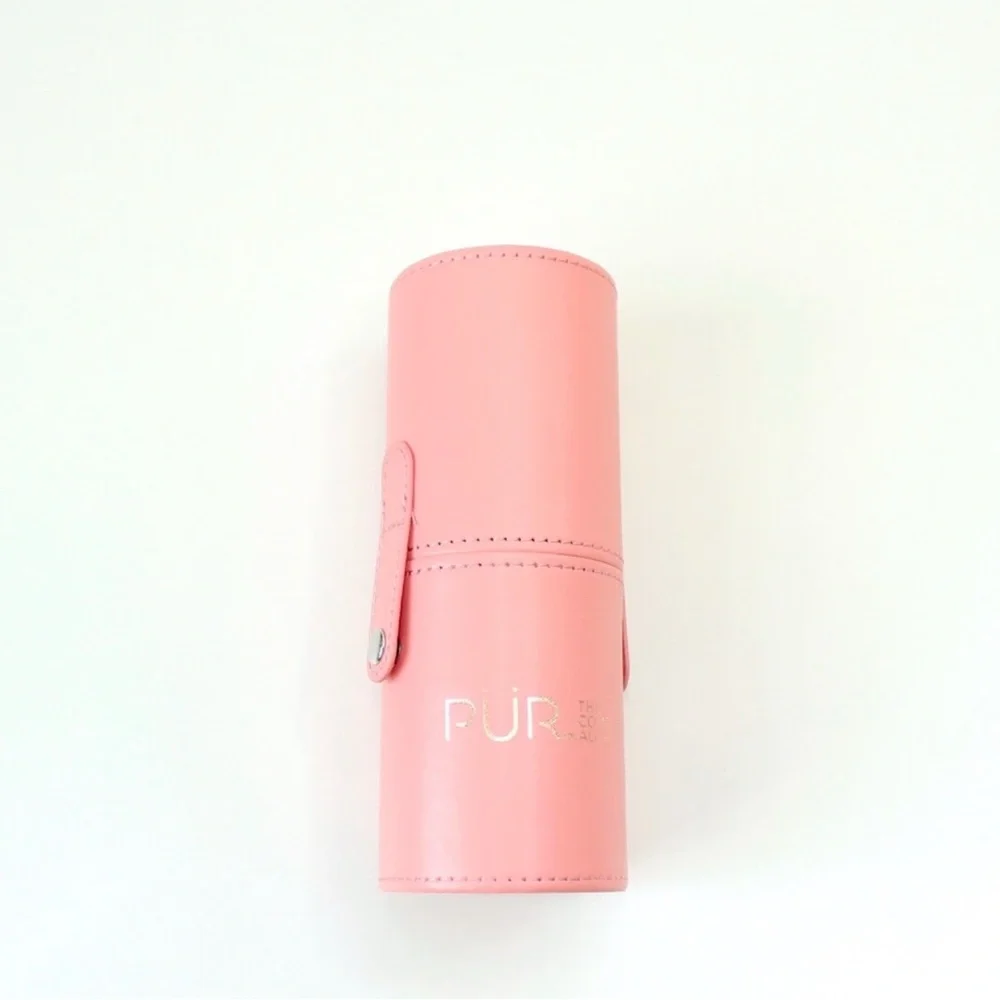 Pür Cosmetics Pink Signature Travel Essentials Brushes in Protective Case